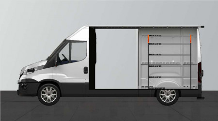 SHORT42 Bilinnredning til Iveco Daily L2H2