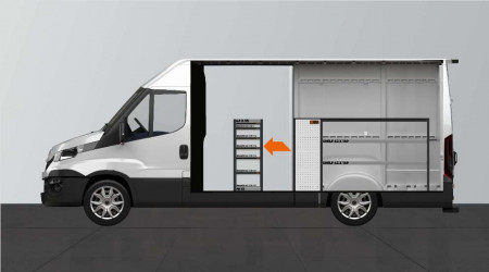 WORK6 Bilinnredning til Iveco Daily L3H2