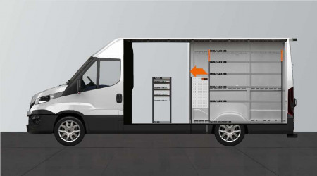 LD42 Bilinnredning til Iveco Daily L3H2
