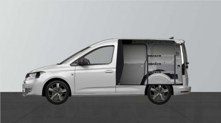 SHORT26 Bilinnredning til VW Caddy Cargo & Ford Connect L1