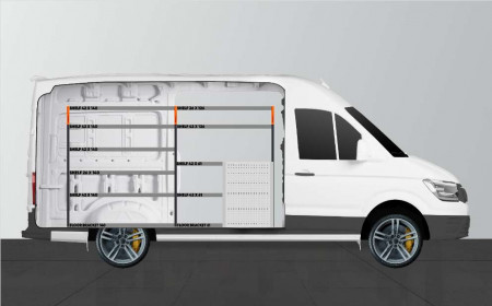 D-PRO5 Bilinnredning til Man TGE & VW Crafter L3