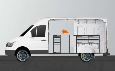 WORK10 Bilinnredning til Man TGE & VW Crafter L3