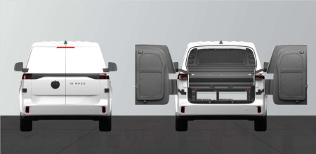 Dobbeltgulv H:272 mm 3-skuffer til Volkswagen ID Buzz Cargo L2 med Standard skillevegg