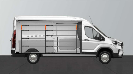 BASE42 Bilinnredning til Maxus e-Deliver 9 L3