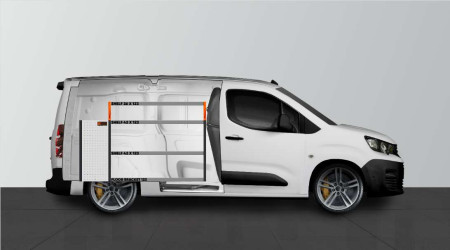 LB5 Bilinnredning til Berlingo, Combo, Doblo Proace City & Partner L2