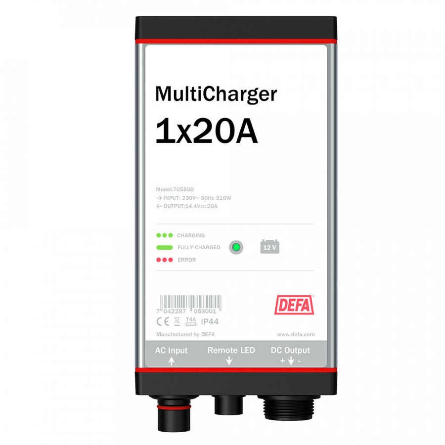 Batterilader Defa MultiCharger 20A