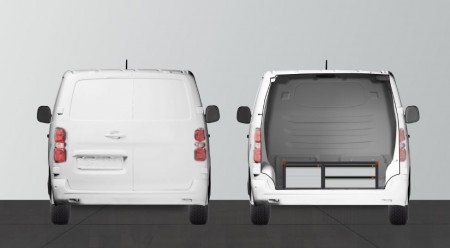 Dobbeltgulv H: 342 mm 4 skuffer til Expert, Vivaro 2020-, Jumpy Scudo & ProAce L2 med standardvegg