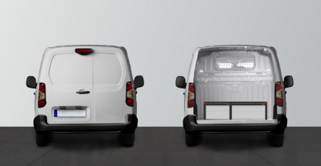 Dobbeltgulv H: 342 mm 3 skuffer til Berlingo, Combo, Partner og Proace City L2 med standardvegg