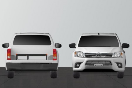 Dobbeltgulv Toyota Hilux 2-skuffer H:220mm