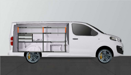 LS3 Bilinnredning til Expert, Jumpy, Vivaro, Scudo & ProAce