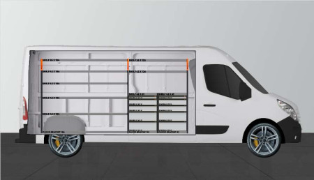 MAX10 Bilinnredning til Movano, Master & NV400 L3
