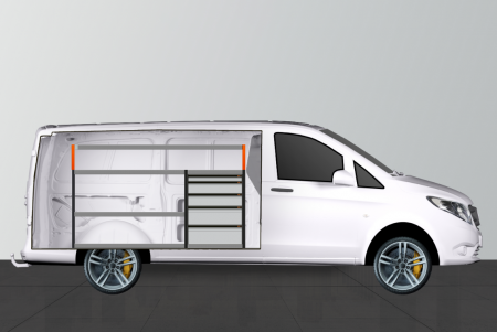 V-PRO Bilinnredning til Mercedes Vito Lang