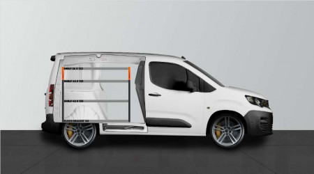 BASE42 Bilinnredning til BERLINGO, COMBO, PARTNER & PROACE CITY L1