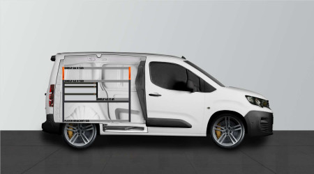LS3 Bilinnredning til BERLINGO, COMBO, PROACE CITY & PARTNER L1