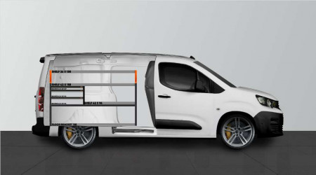 LS3 Bilinnredning til Berlingo, Combo, Proace City & Partner L2