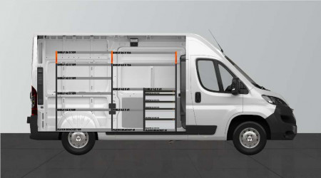 PRO5 Bilinnredning til Proace Max, Boxer, Ducato, Jumper & Movano L2