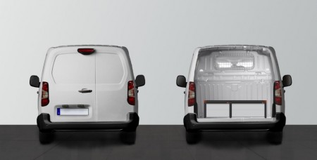 Dobbeltgulv H: 342 mm 3 skuffer til Berlingo, Combo, Partner og Proace City L1 med standardvegg