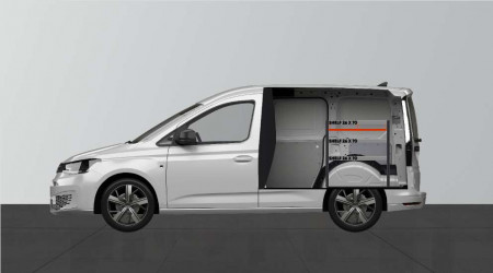 SS2 Bilinnredning til VW Caddy Cargo & Ford Connect L1