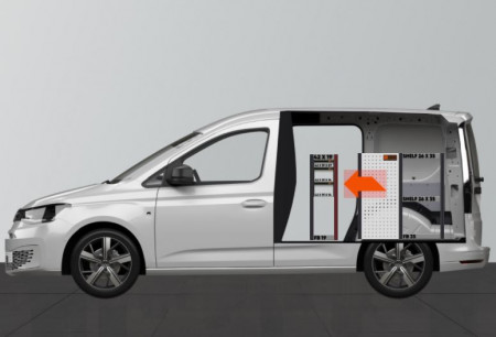 LD26 Bilinnredning til VW Caddy Cargo & Ford Connect L1
