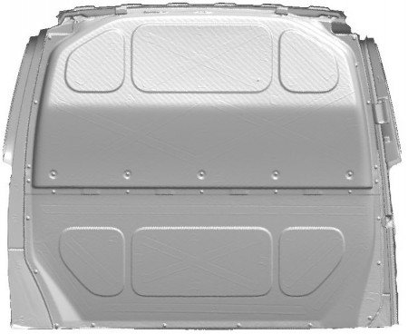 Gulv Transporter T6 L1 H:202mm Standard skillevegg med varmepakke