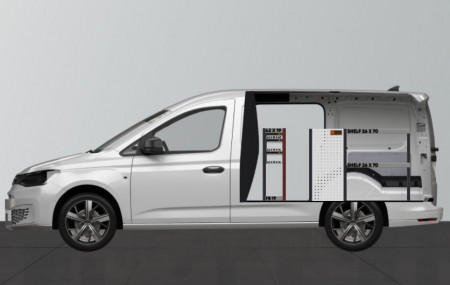 LD26 Bilinnredning til VW Caddy Cargo & Ford Connect L2