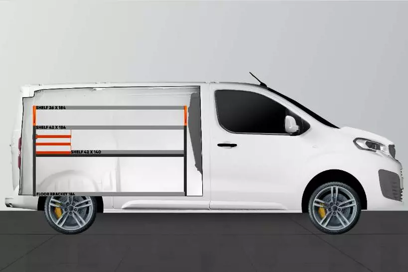SS3 bilinnredning Fiat Scudo