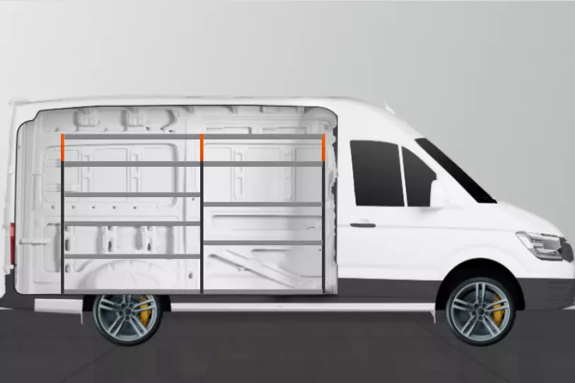 Base42 bilinnredning Mercedes Sprinter