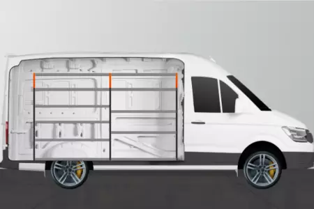 V-Enkel Bilinnredning til Mercedes Sprinter Standard L2H2
