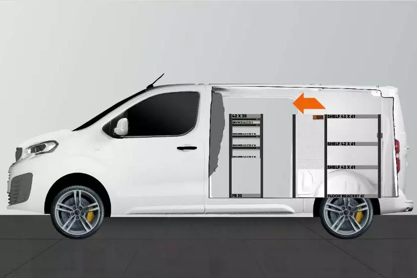 LD42 bilinnredning Toyota 