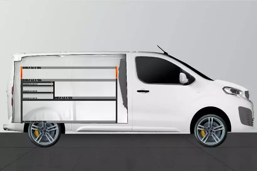 LS3 bilinnredning Fiat Scudo