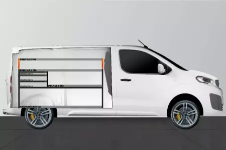 LS3 Bilinnredning til Expert, Jumpy, Vivaro, Scudo & ProAce L2