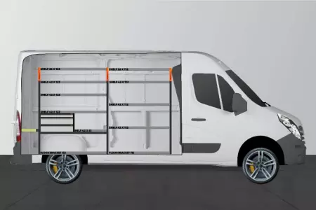 LS3 Bilinnredning til Movano, Master & NV400 L2H2