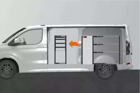  LD42 Bilinnredning til Ford Custom & VW Transporter L2