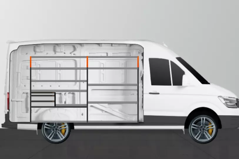 LS3 bilinnredning Mercedes Sprinter