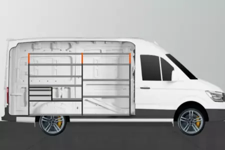 V-LS3 Bilinnredning til Mercedes Sprinter Standard L2H2