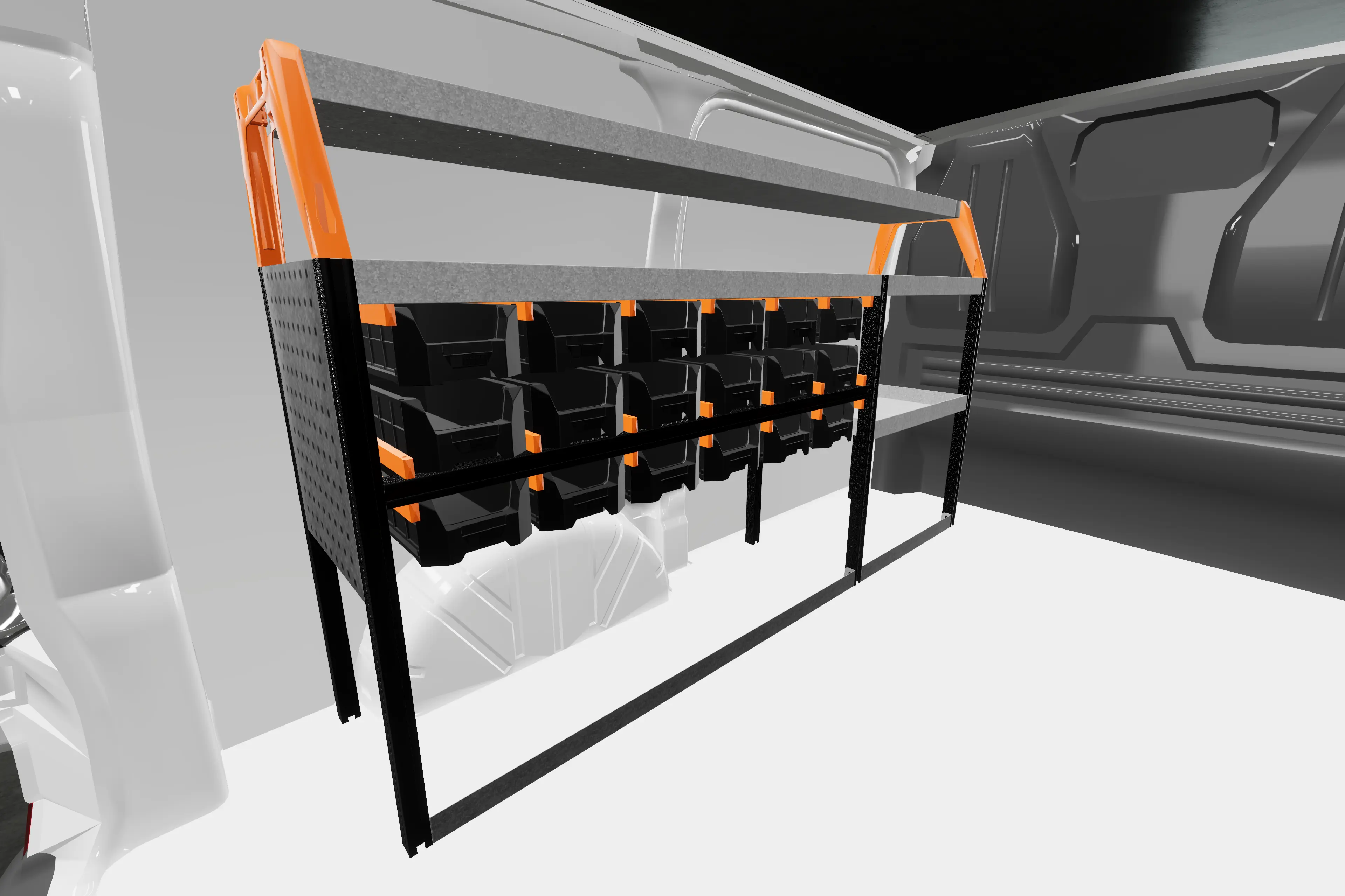 Rack bilinnredning Volkswagen Transporter