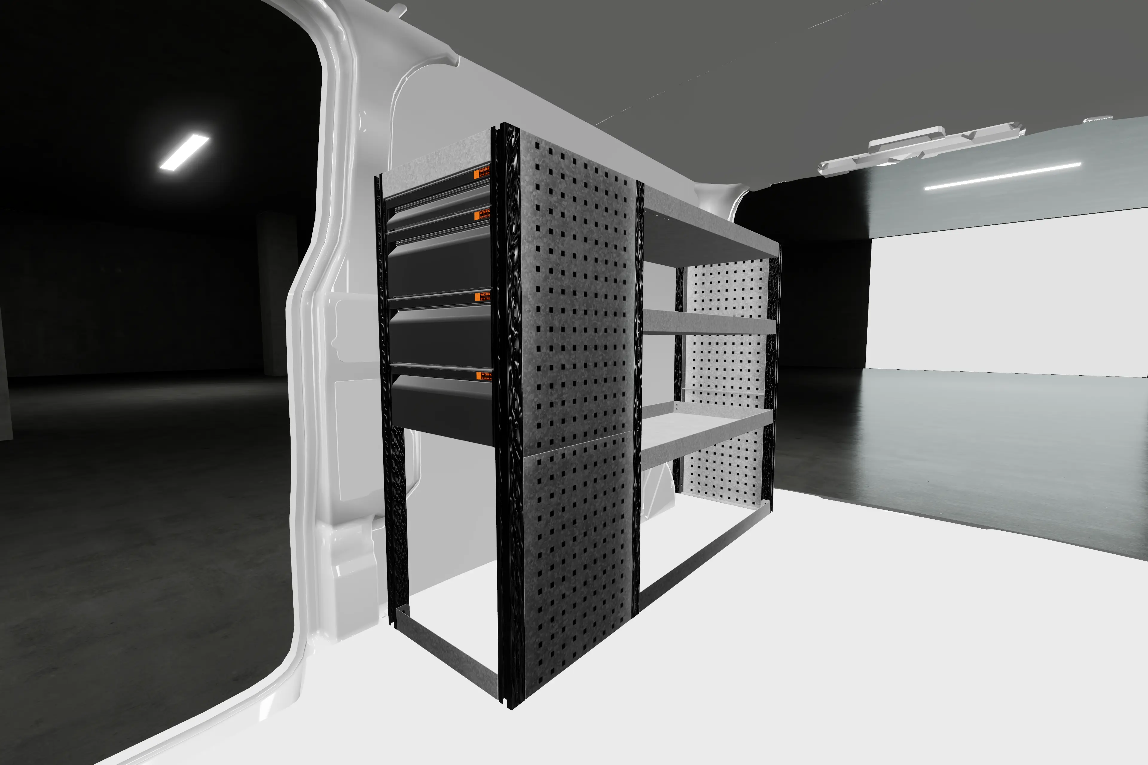 LD42 bilinnredning  