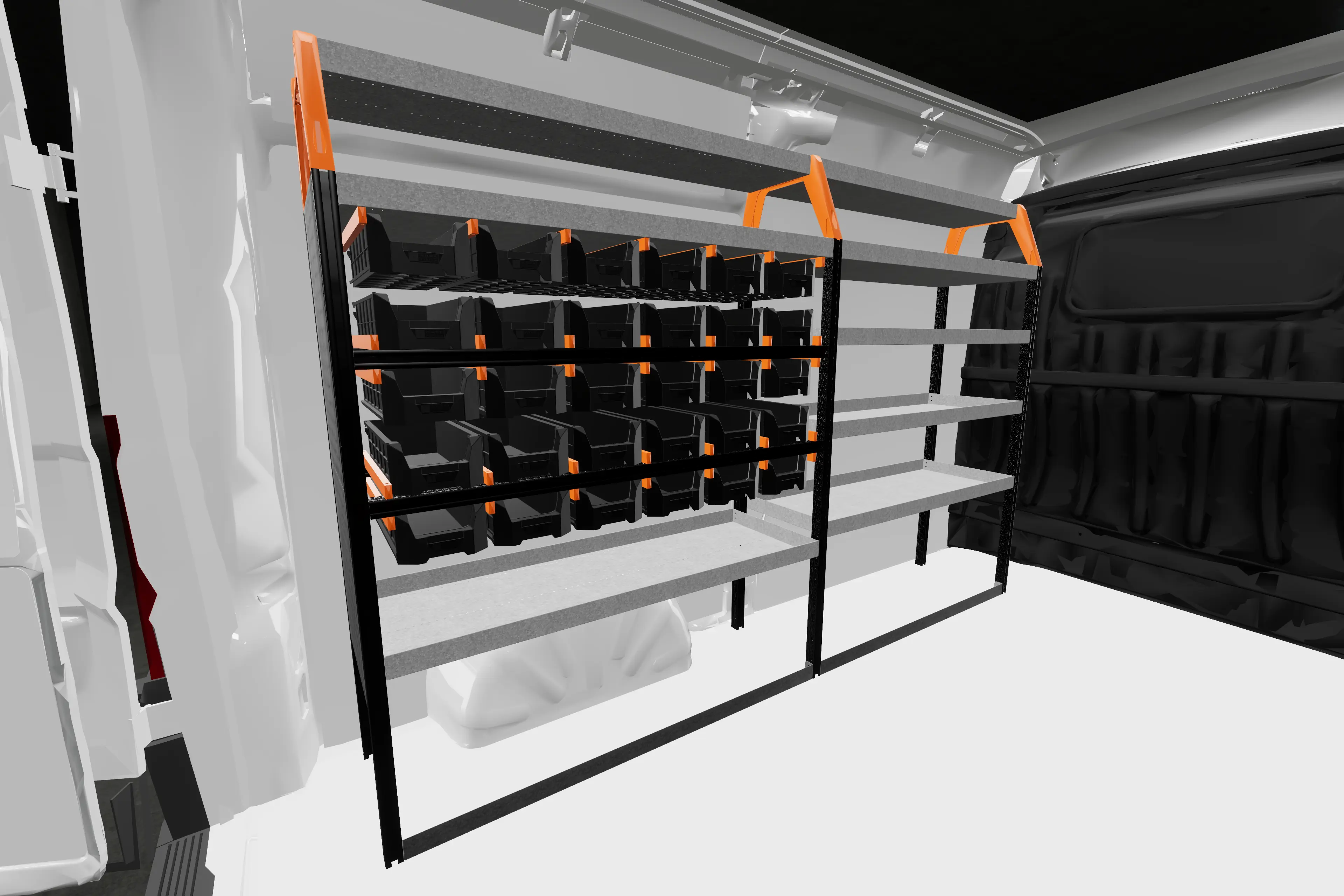 Rack bilinnredning Toyota Proace Max