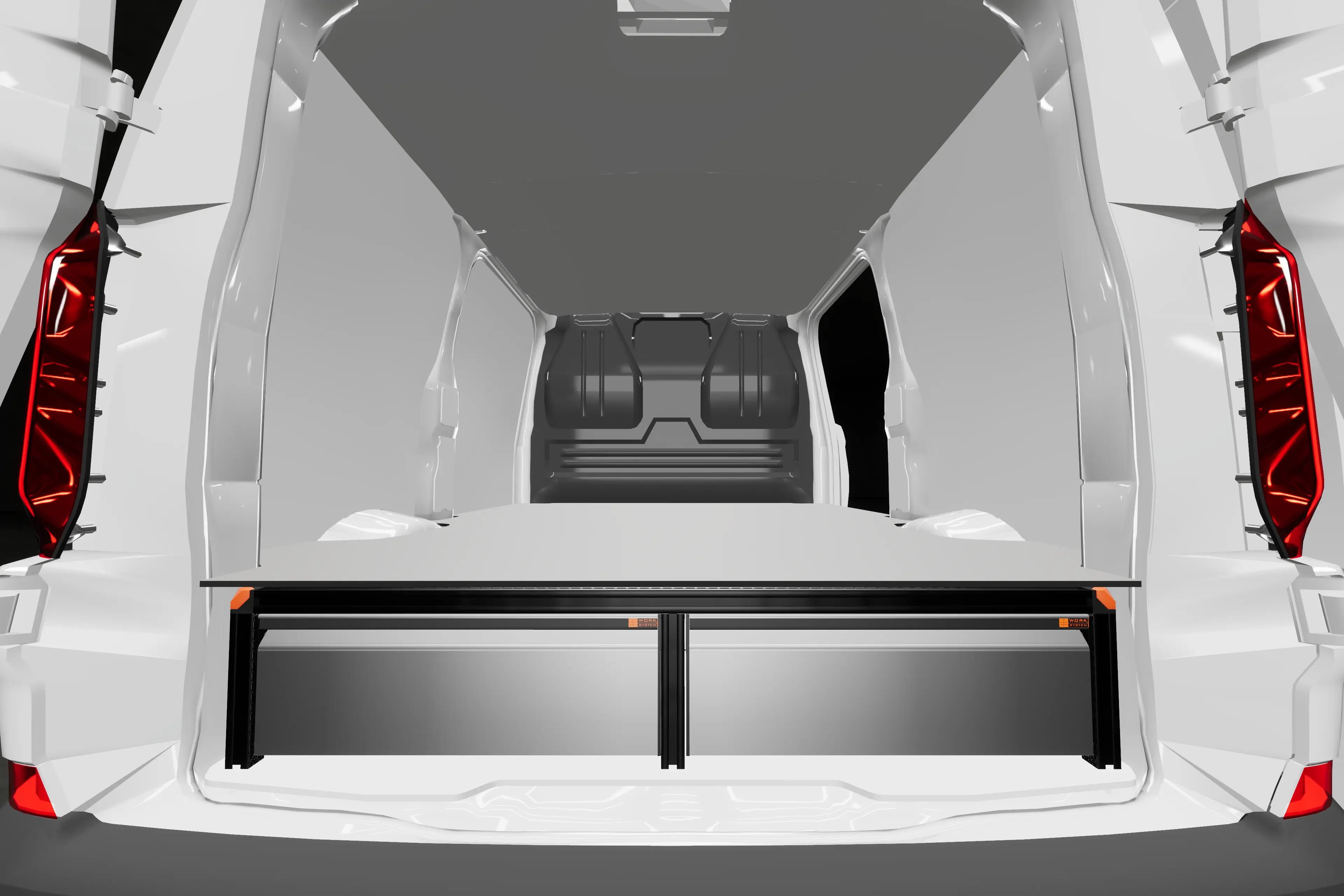 Middels dobbeltgulv Volkswagen Transporter